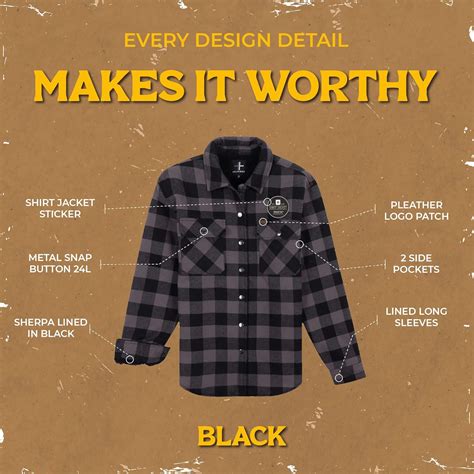 Buy Sherpa Lined Flannel Shirt for Men – Mens Button Down Plaid Flannel ...