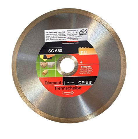 Tarcza Diamentowa 200 X 25,4 Gresu Szkła Kwarcyt - TEDIAM | Sklep EMPIK.COM