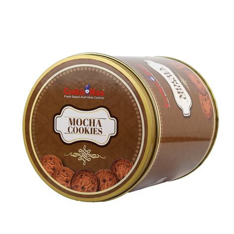 Mocha Cookies Tin – CookieMan