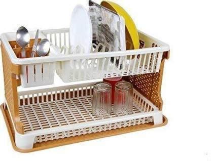 MAZAK Dish Drainer Kitchen Rack Plastic Woman's 1st Choice New Premium ...