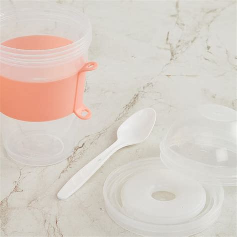 Buy Bakers Pride Yoghurt Carrier with Spoon - 470ml from Home Centre at ...