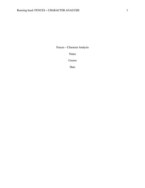 Image result for fences script analysis