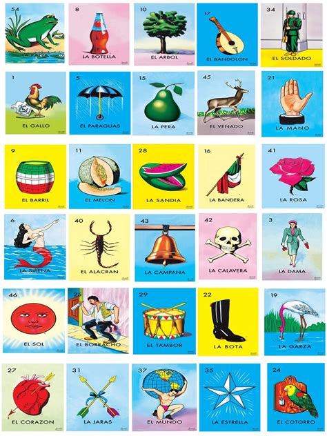 Lotería mexicana cartas | Cartas de loteria mexicana, Loteria mexicana ...