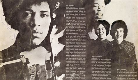 Lot Detail - Jimi Hendrix Experience Band Signed "Are You Experienced ...
