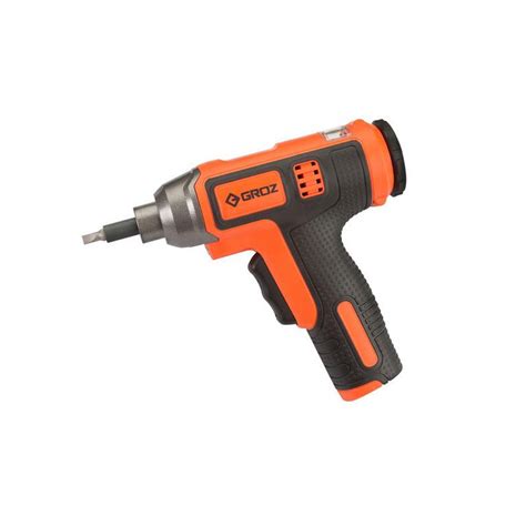 Groz Idr/2 (4v Insta Drive Screwdriver 31 With Retractable Bit ...