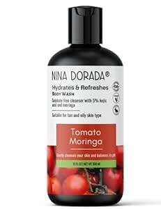 Buy nina dorada Tomato Body Wash with Moringa Extract | De Tan Body ...