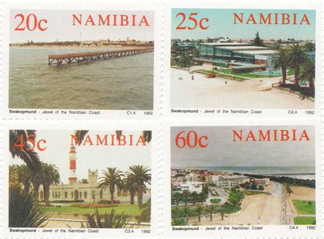Jewel of the Namibian Coast Variety of 4 Stamps – Banknotecoinstamp