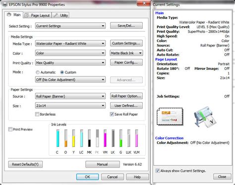 Image result for Epson Printer Color Settings