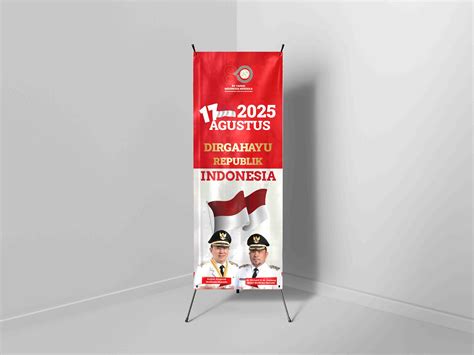 X Banner Semangat Merdeka, Bersatu untuk Indonesia Maju
