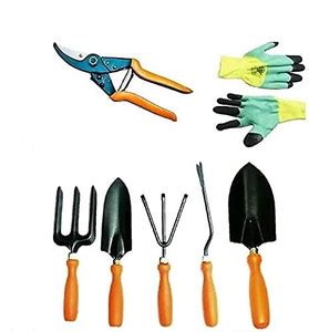 IBEX Garden Tools 7 Piece Garden Tool Set Garden Tool Kit Price in ...