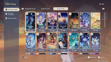 How to Use the Genius Invokation Card Shop - Genshin Impact Guide - IGN