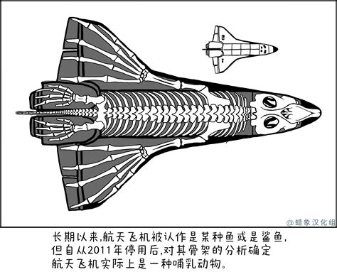 航天飞机的骨架 - XKCD中文站