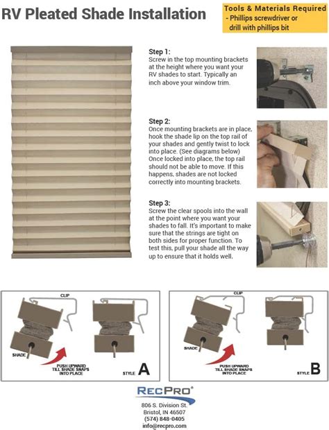 Buy RecPro RV Blinds Pleated Shades | Cappuccino | RV Window Shades ...