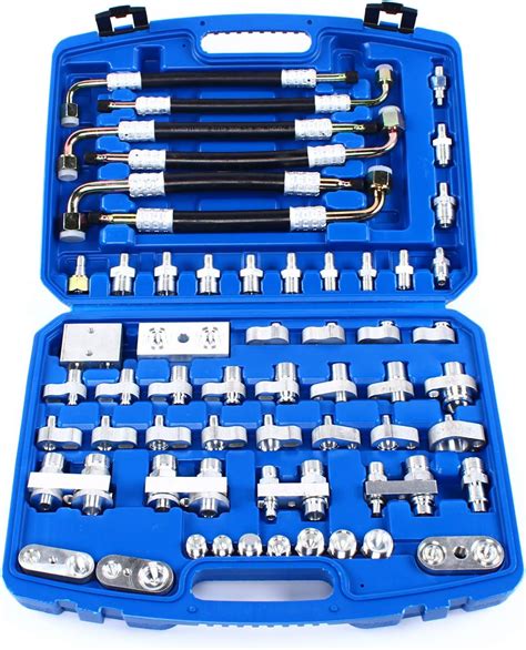 Amazon.com: SOLRIMANA 56PCS Universal Auto Air Conditioning Leak Detection and Repair Tools Car ...