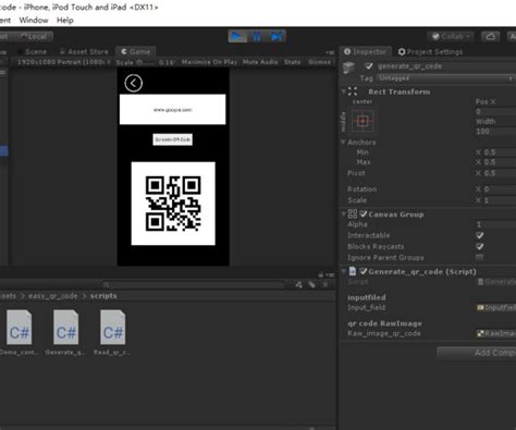 Image result for QR Code Unity