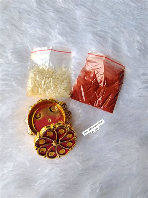 Roli chawal box – POSHAK BHANDAR LADDU GOPAL