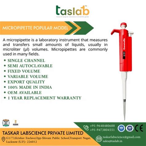 MICROPIPETTE - Micropipette 8 Channels Premium Plus 4 Digit model ...