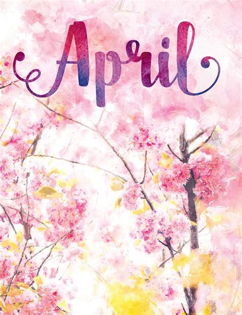 April In Cursive