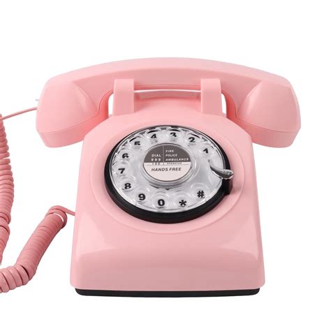 Buy Rotary Dial Phone, MCHEETA Retro Phone 1960's Vintage Corded Phone ...