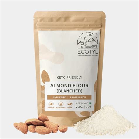 Ecotyl's Blanched Almond Flour - 200 G – Khyaal (Taisho Ventures Pvt Ltd)