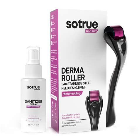 Derma Roller | 540 0.5mm Titanium Micro Needles | Sotrue