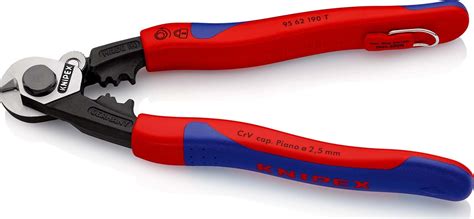 KNIPEX KNIPEX 95 62 190 T Drahtseilschere geschmiedet mit ...