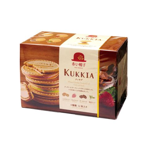 Akai Boushi (Red Hat) Kukkiya Cookies and Gaufrette | Japanese Traditi ...