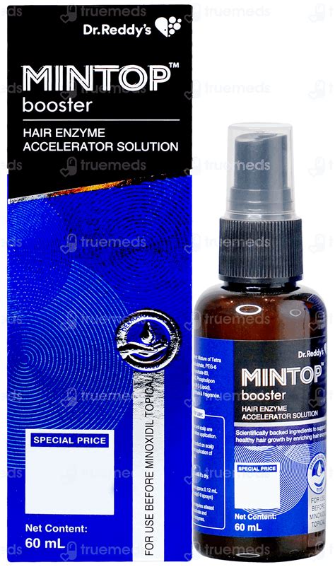 Mintop Booster Solution 60 Ml - Uses, Side Effects, Dosage, Price ...