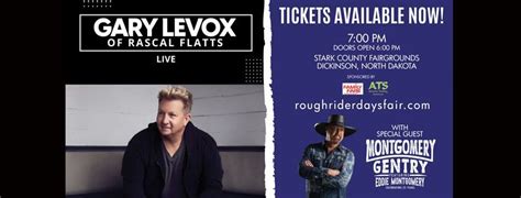LIVE in concert - Gary LeVox of Rascal Flatts, Stark County ND ...
