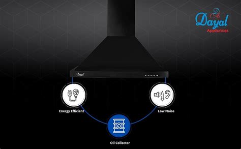 Dayal Chimney 60cm 1500 m3/hr BLDC Filterless Autoclean Kitchen Chimney ...