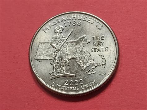 USA - quarter dollar 2000 god P Massachusetts - Kupindo.com (72702681)