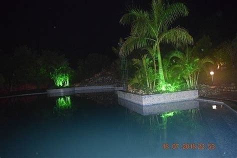 Dreamy Pool at Night