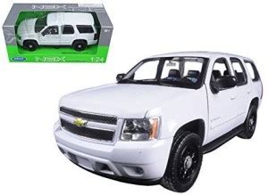 Generic Welly 2008 Chevy Tahoe Police Version 1/24 Scale Diecast Model ...
