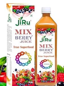 JiRu Mix Berry Juice, Vitamin-Rich Superfood Drink, 1 Litre : Amazon.in ...