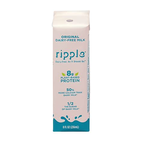 Ripple Unsweetened Original Plant Based Milk | Milk Pick