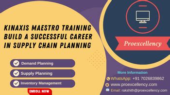 Kinaxis Maestro Training: Build a Successful Career in Supply Chain Pl ...