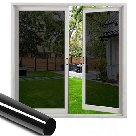 Buy HomeVera Blackout Black Film for Glass Window, self Adhesive Glass ...