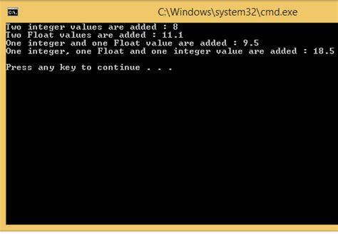 Image result for C Overloading Functions