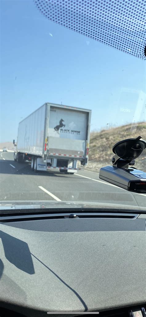 Black horse carriers! Sorry for the blurry logo I was driving lmao : r ...