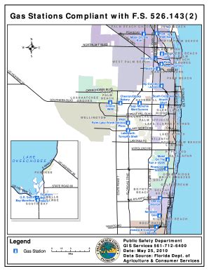 Fillable Online Gas Stations in Compliance with Florida Statute - Town ...