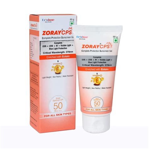 Buy Zoray CPS Sunscreen Gel 50g - Cureka