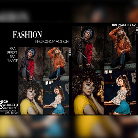 10 Photoshop Actions, Vivid Moody Ps Action, Dark Colorful ACR Preset ...
