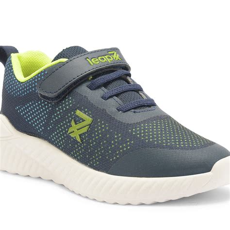 Buy Leap7x Navy Blue Sports Walking Shoes For Kids NITKID-4E