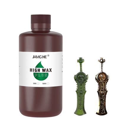 JAMG HE 405nm Highwax Plus Jewellery Casting Resin Green - 1Kg – Ideal 3D
