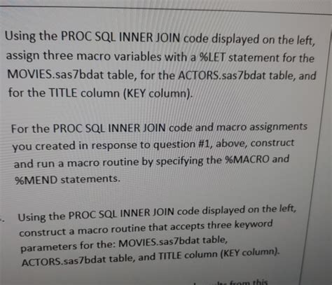 Image result for Proc SQL INNER Join
