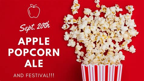Apple Popcorn Beer Release & Festival, Crasian Brewing Company ...