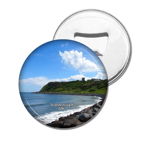 Weekino Refrigerator Magnets UK England Scarborough Beach Bottle Opener ...