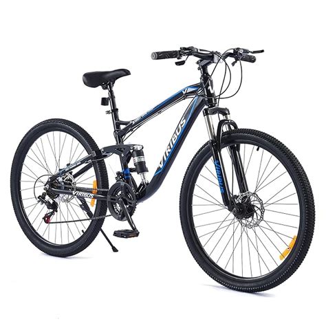 Buy Viribus Adult Mountain Bike, 21 Speed 27.5 Inch All Terrain Bicycle ...