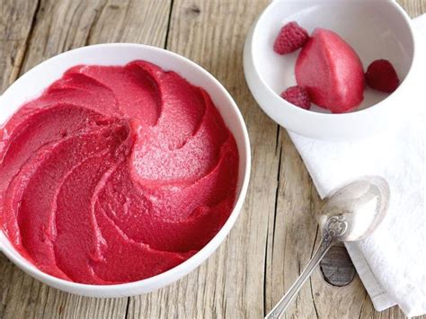 sorbet framboise sorbetière marmiton