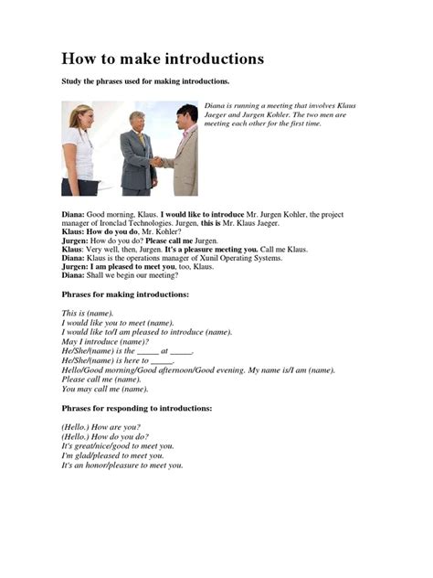 Image result for Proper Introdutions